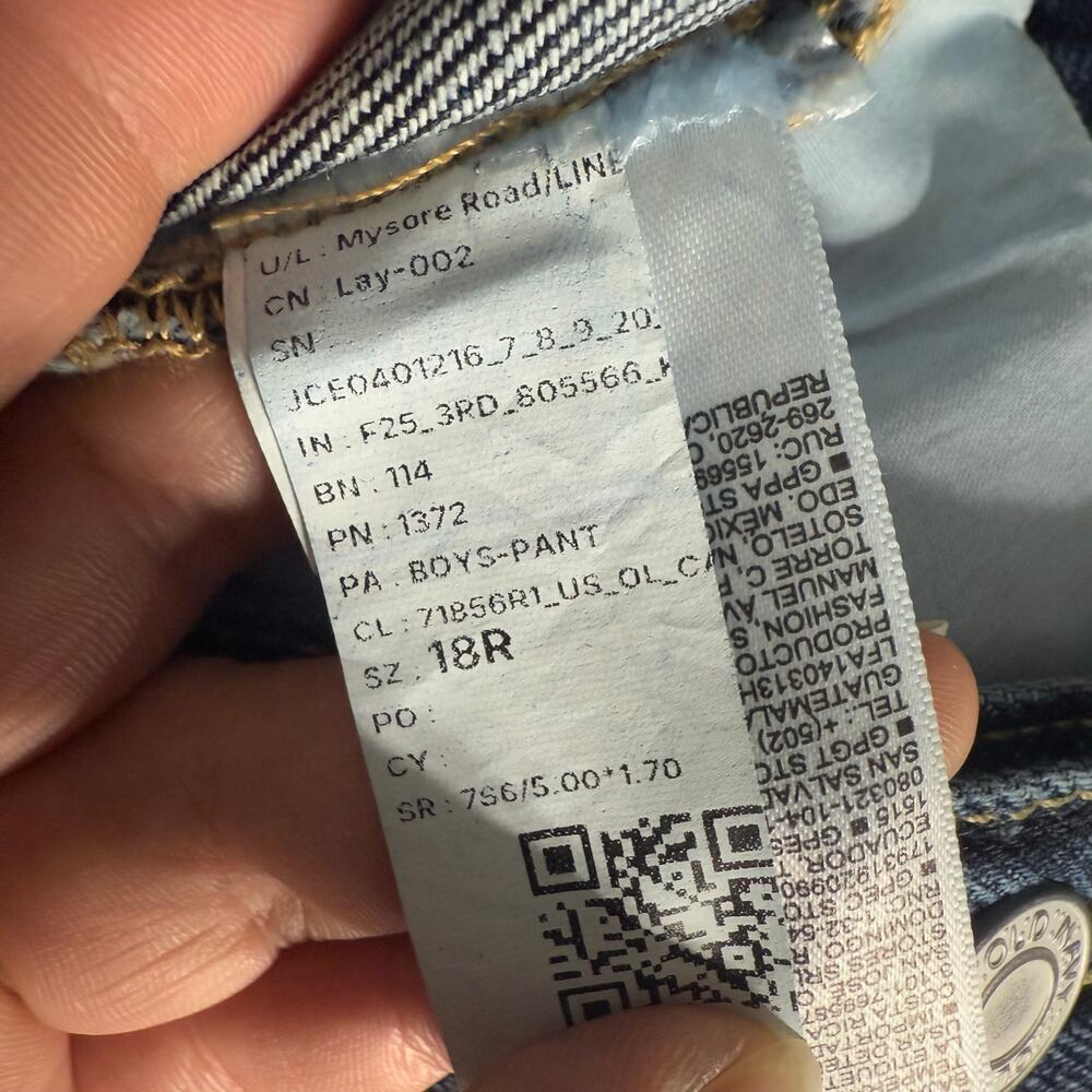 Old Navy Baggy Non-Stretch Jeans for Boys, 18, 805566 - Picture 6 of 8